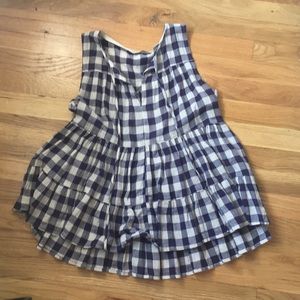 Free people plaid top